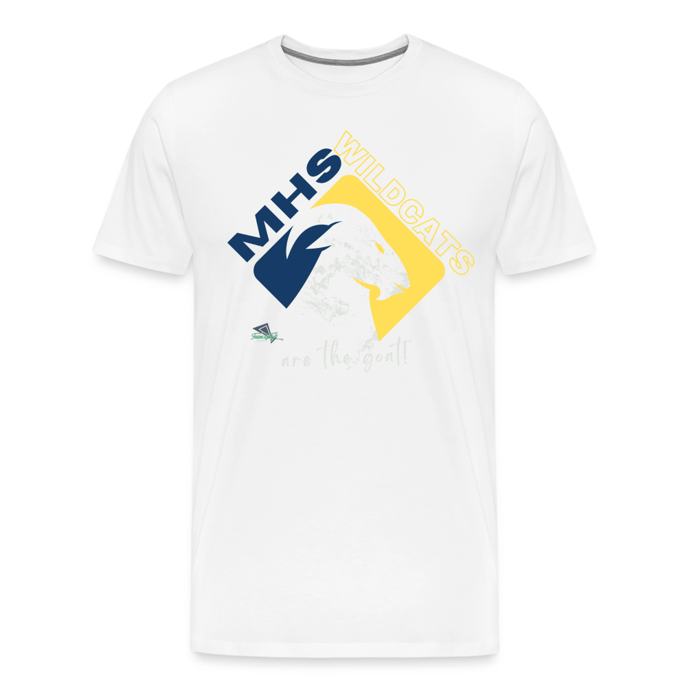 Marion Wildcats Premium T-Shirt - white