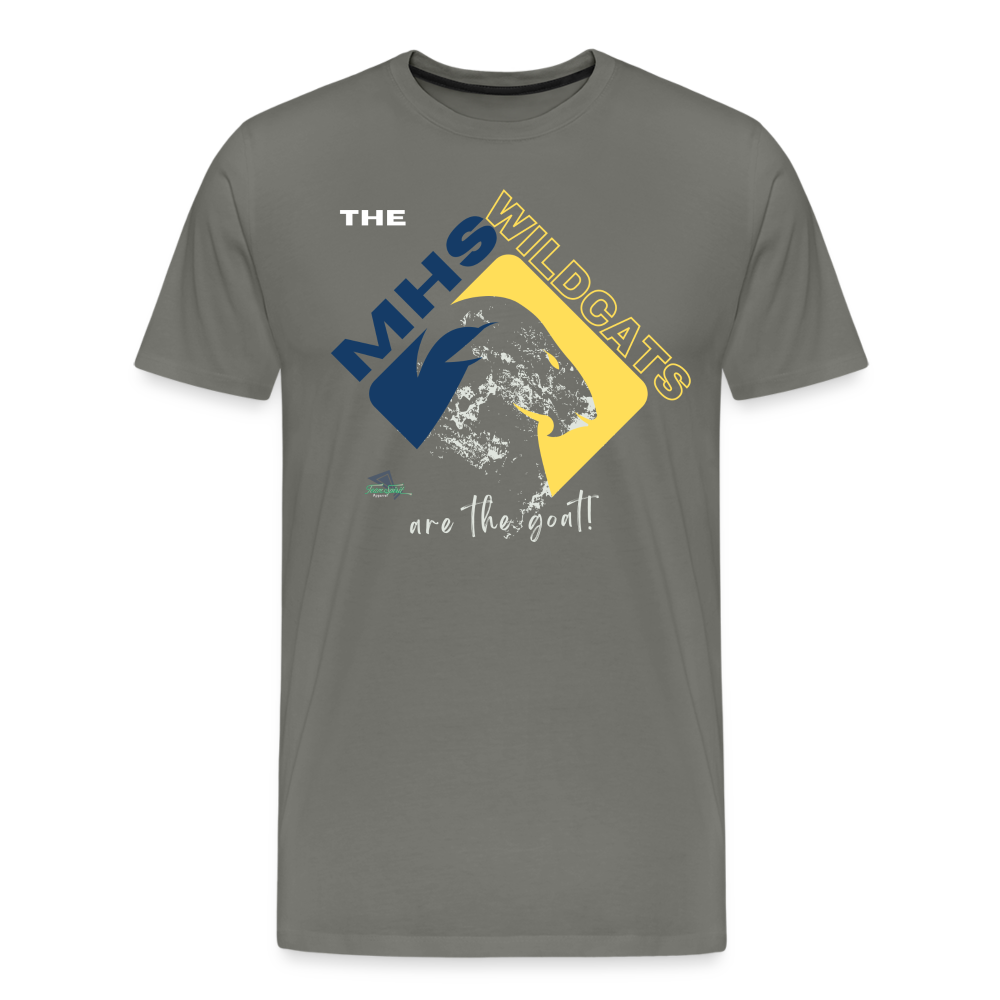 Marion Wildcats Premium T-Shirt - asphalt gray