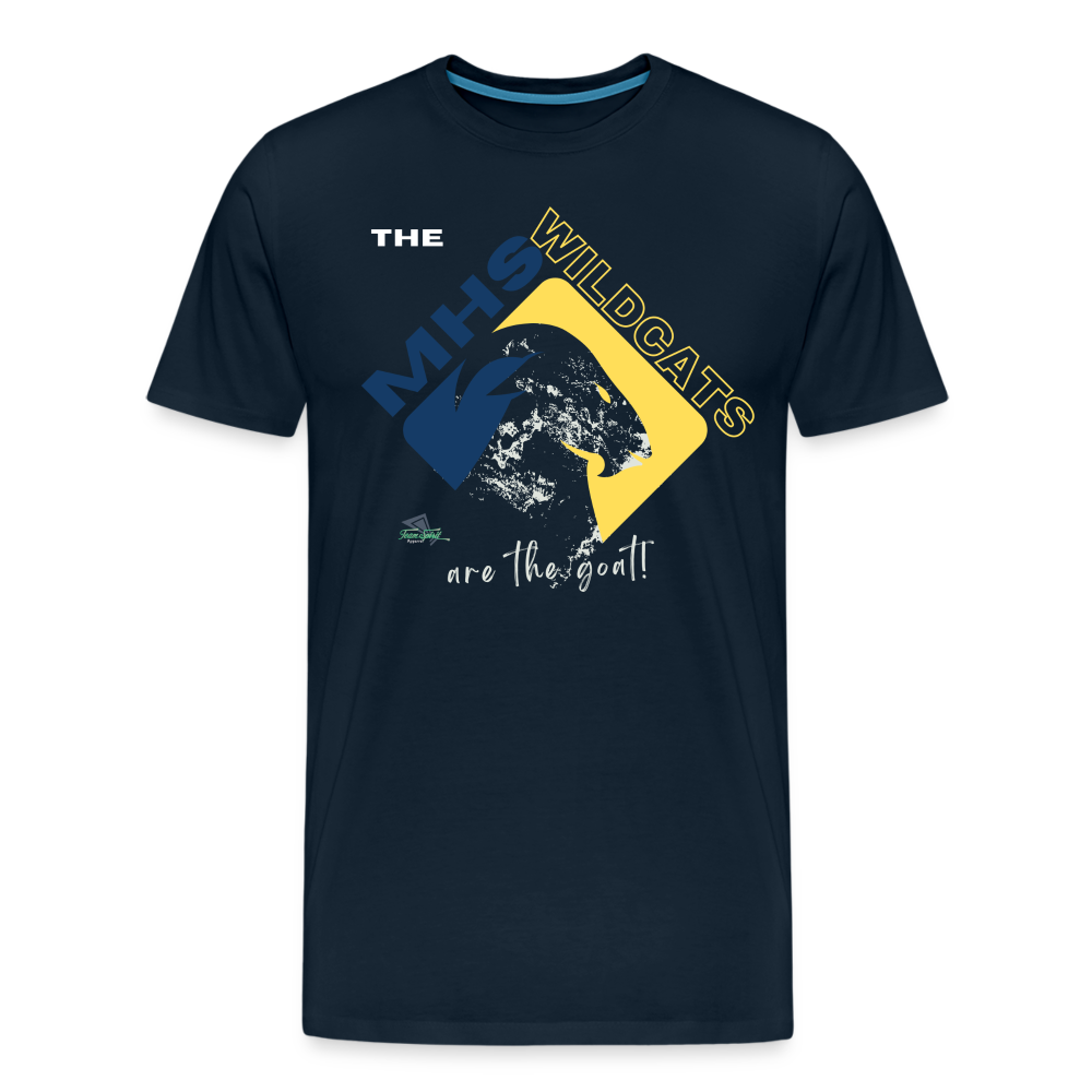 Marion Wildcats Premium T-Shirt - deep navy