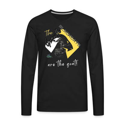 Goreville Blackcats ” GOAT” Premium Long Sleeve T-Shirt - black