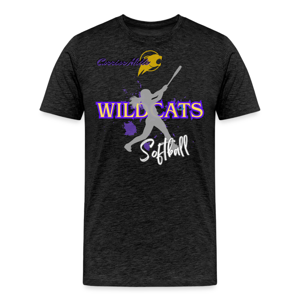 Carrier Mills Softball Premium T-Shirt - charcoal grey