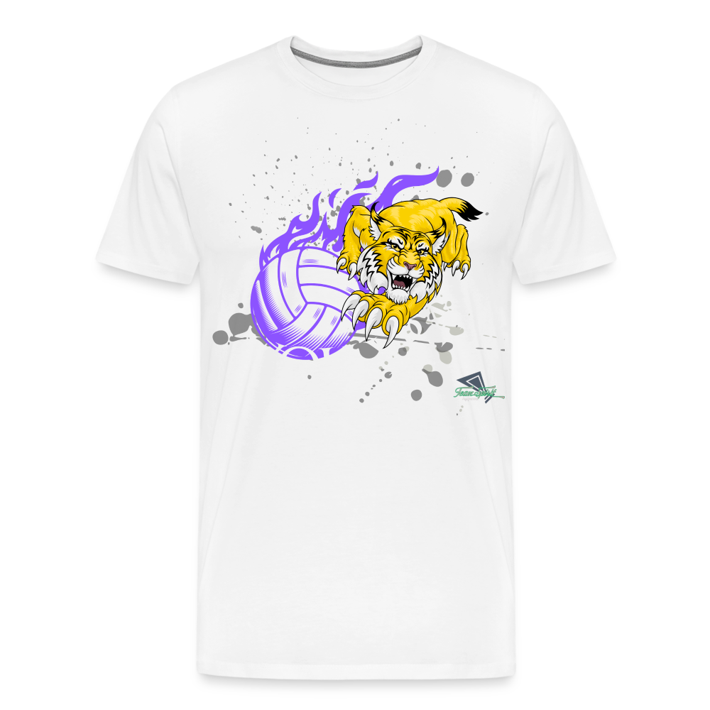 Carrier Mills “Cats on Fire” Premium T-Shirt - white