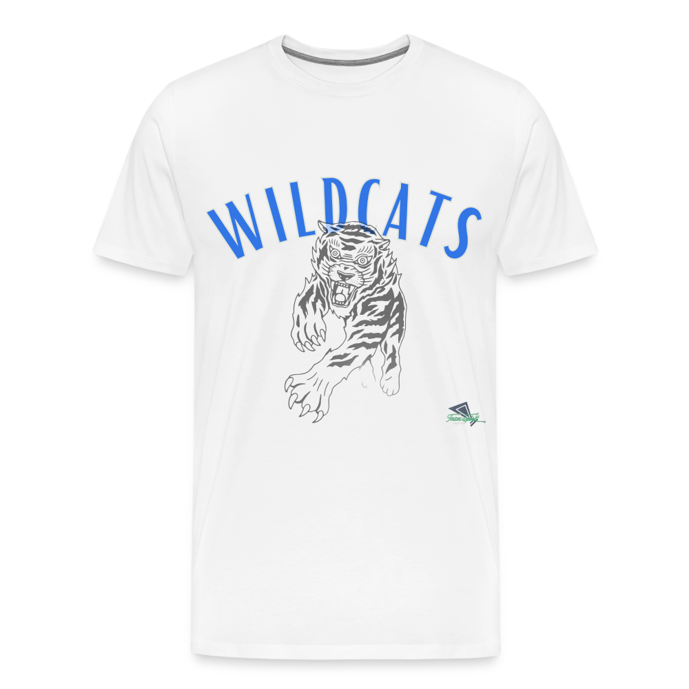 Anna Jonesboro Wildcats Premium T-Shirt - white