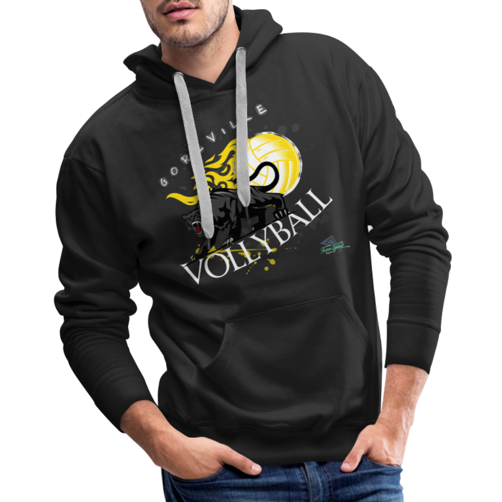 Goreville Blackcats Vollyball “Fired Up “Premium Hoodie - black