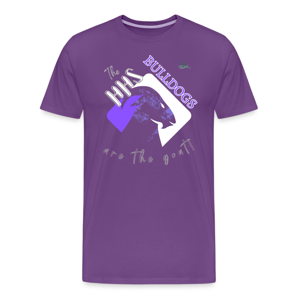 Harrisburg Bulldogs”Goat” Premium T-Shirt - purple