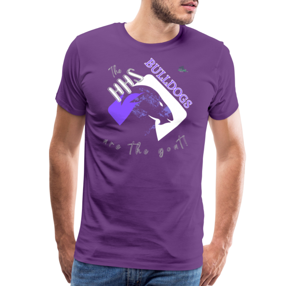 Harrisburg Bulldogs”Goat” Premium T-Shirt - purple