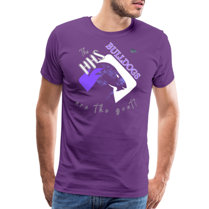 Harrisburg Bulldogs”Goat” Premium T-Shirt - purple