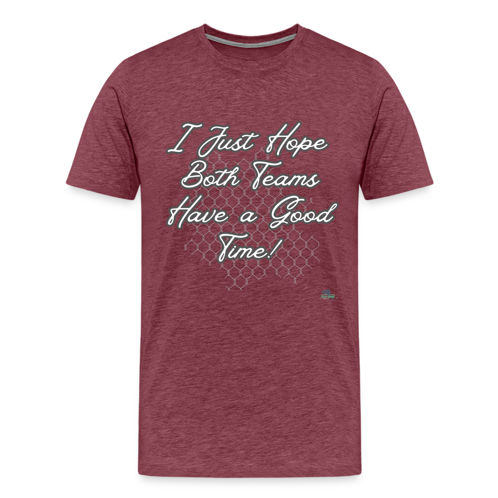 A Good Time Sports Premium T-Shirt - heather burgundy