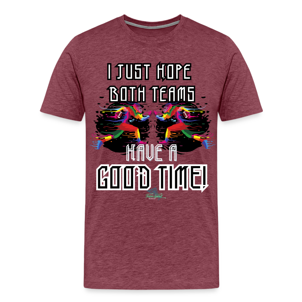 Good Time Sports Premium T-Shirt - heather burgundy