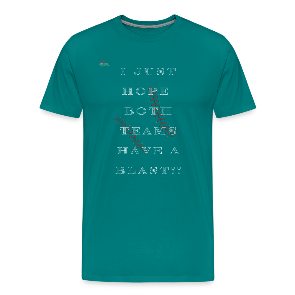 Baseball Blast Premium T-Shirt - teal