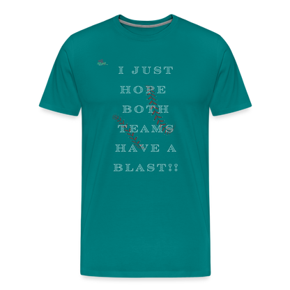 Baseball Blast Premium T-Shirt - teal