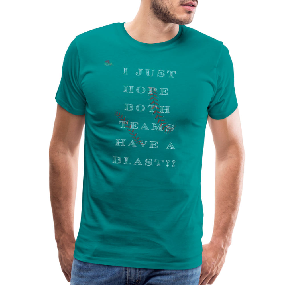 Baseball Blast Premium T-Shirt - teal