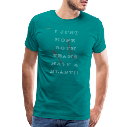 Baseball Blast Premium T-Shirt - teal