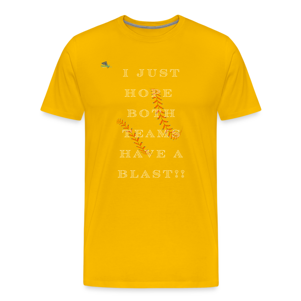 Baseball Blast Premium T-Shirt - sun yellow