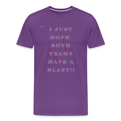 Baseball Blast Premium T-Shirt - purple