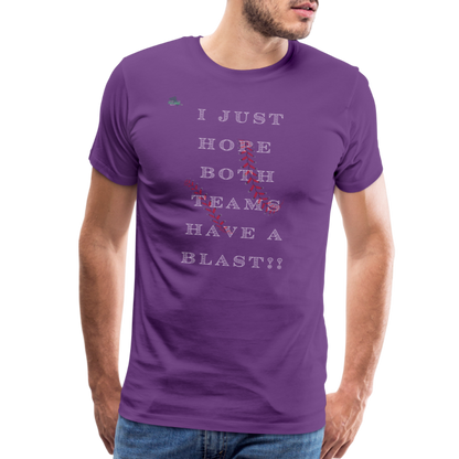 Baseball Blast Premium T-Shirt - purple