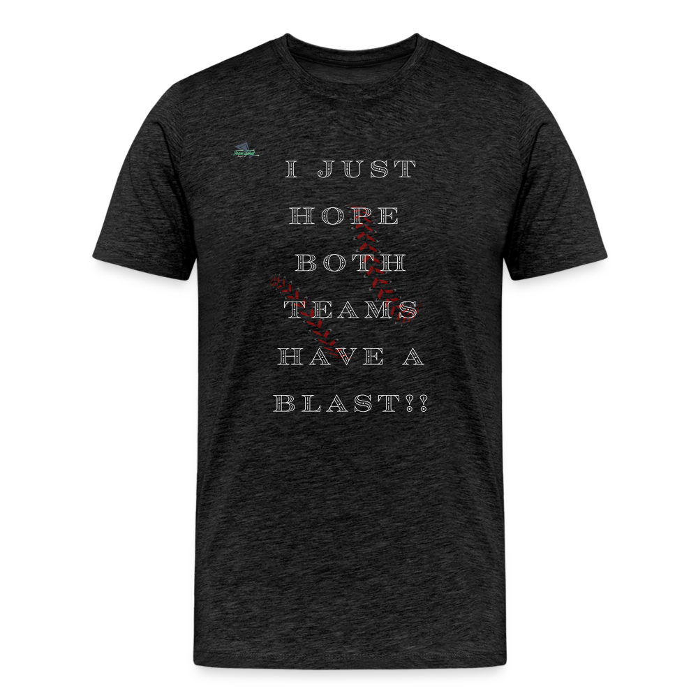 Baseball Blast Premium T-Shirt - charcoal grey