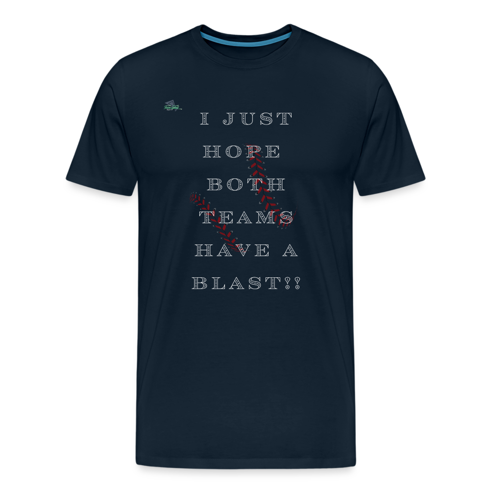 Baseball Blast Premium T-Shirt - deep navy