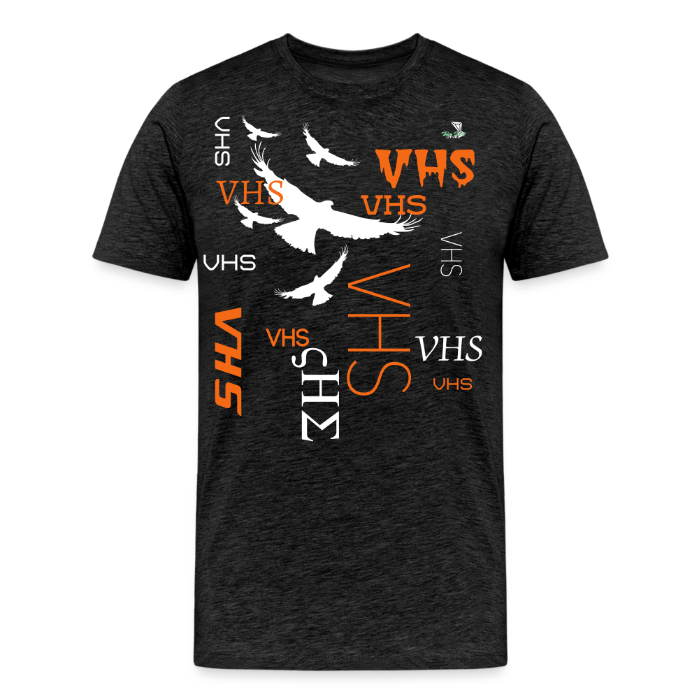 Men's Premium VHS Eagles T-Shirt - charcoal grey