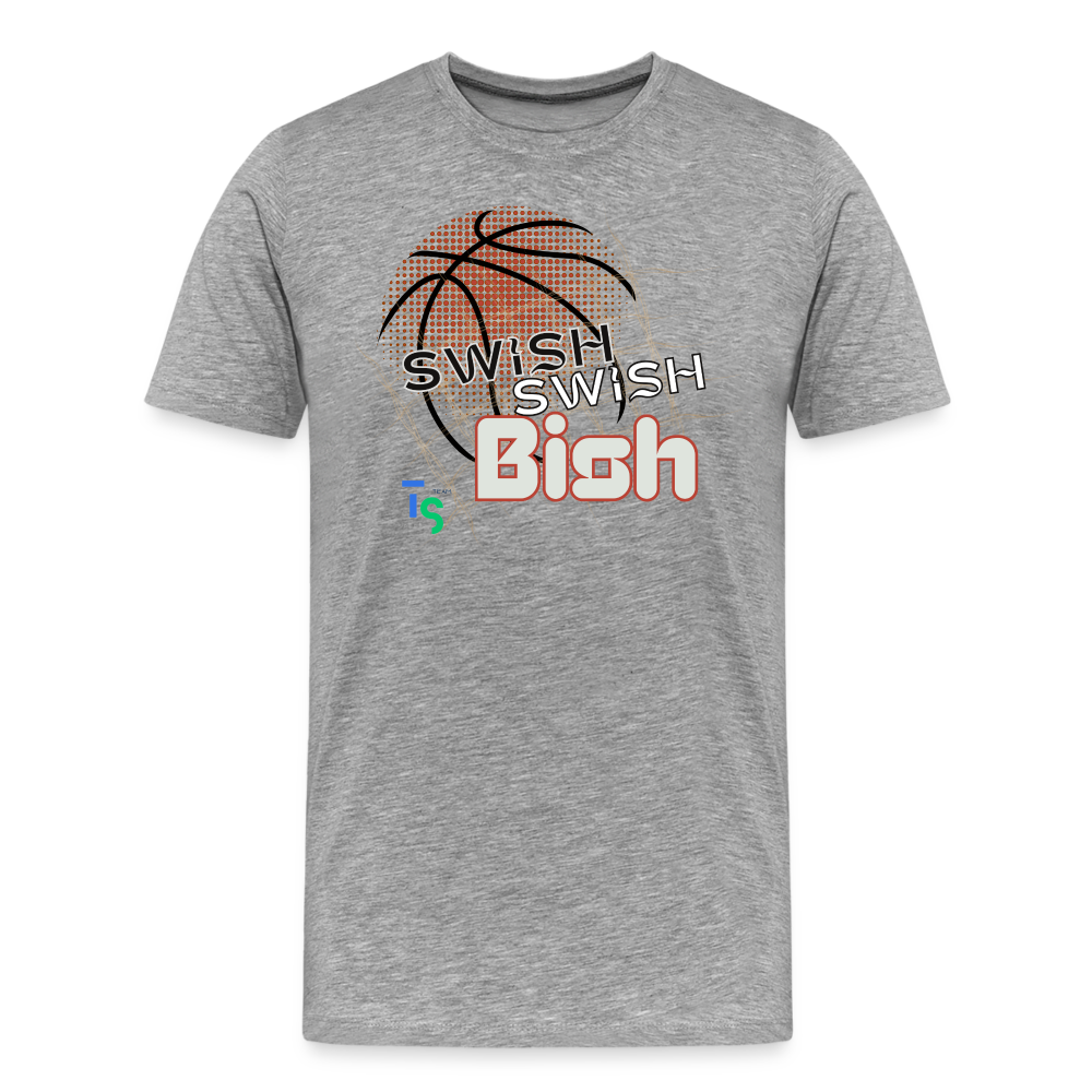 Men's “Swish” Premium T-Shirt - heather gray