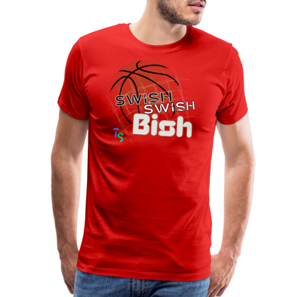 Men's “Swish” Premium T-Shirt - red