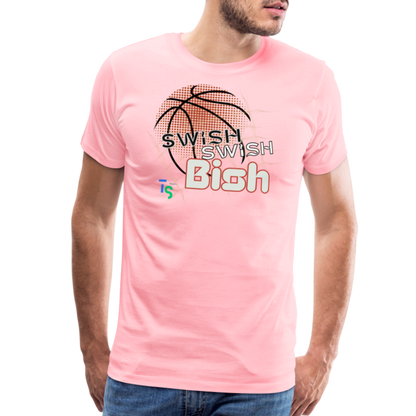 Men's “Swish” Premium T-Shirt - pink