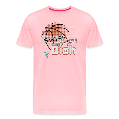 Men's “Swish” Premium T-Shirt - pink