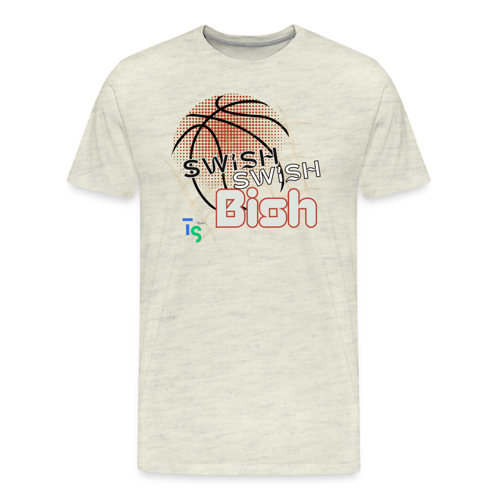 Men's “Swish” Premium T-Shirt - heather oatmeal