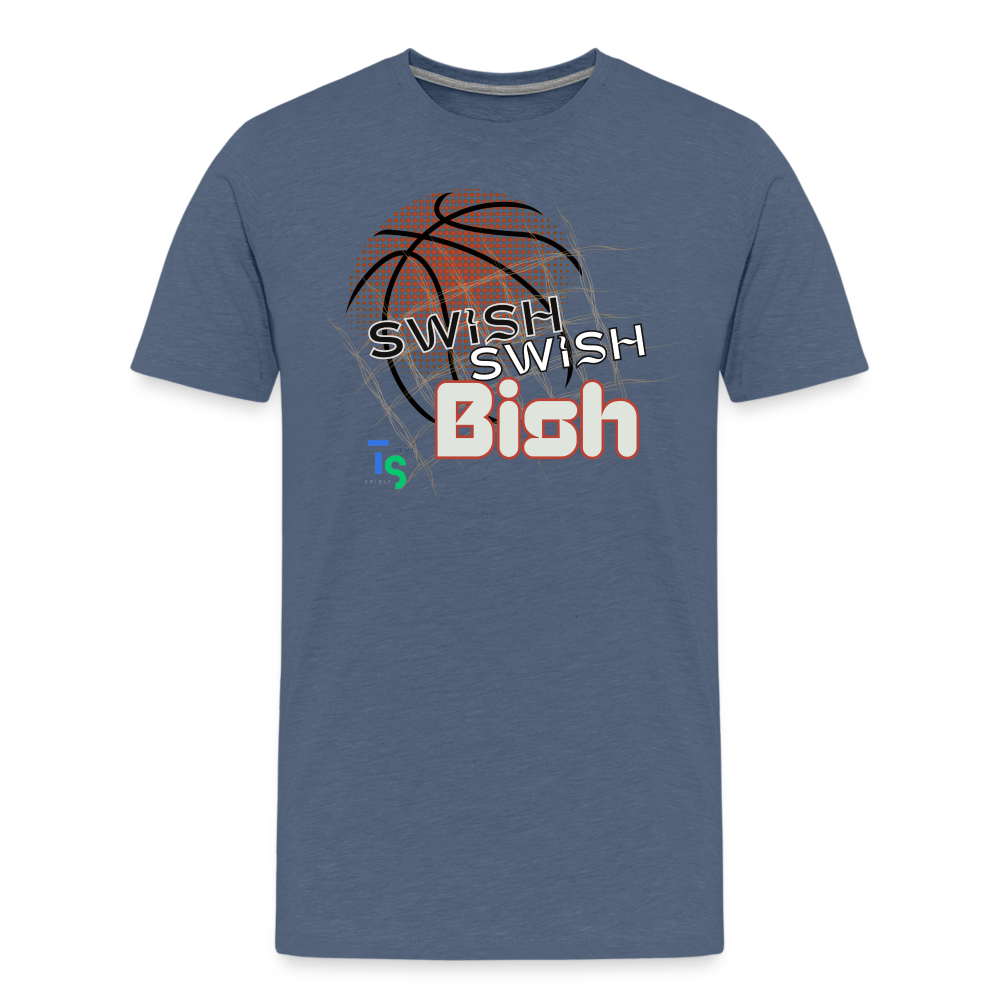 Men's “Swish” Premium T-Shirt - heather blue