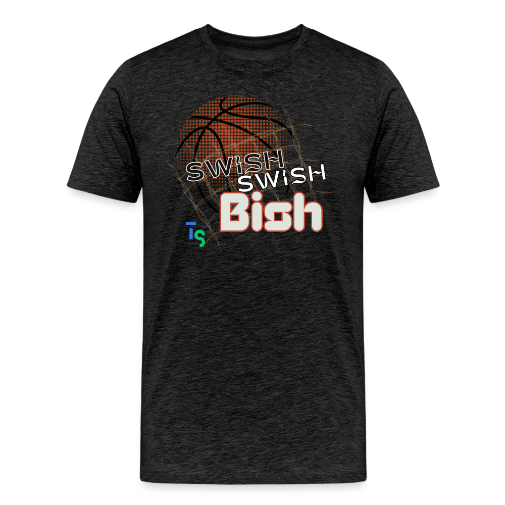 Men's “Swish” Premium T-Shirt - charcoal grey