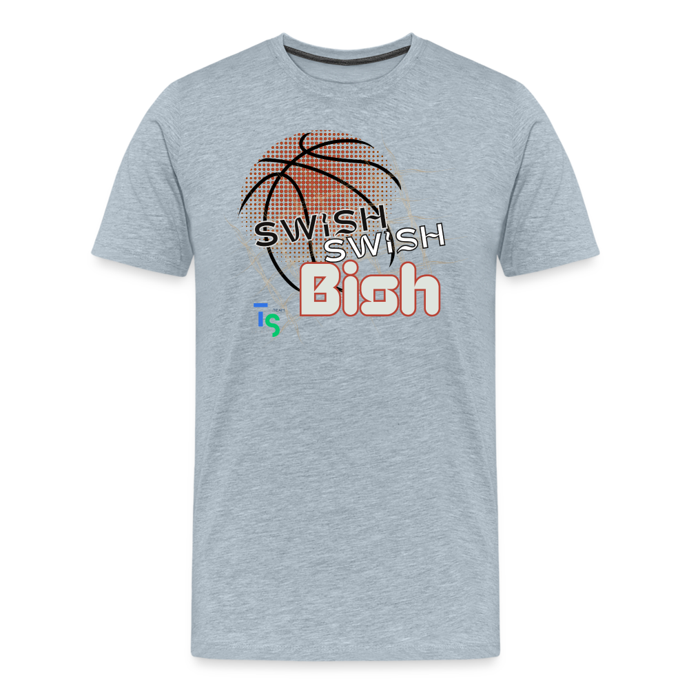 Men's “Swish” Premium T-Shirt - heather ice blue