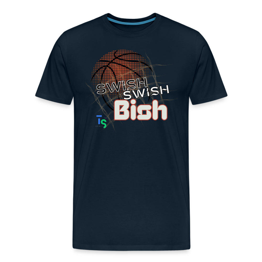 Men's “Swish” Premium T-Shirt - deep navy