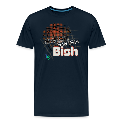 Men's “Swish” Premium T-Shirt - deep navy