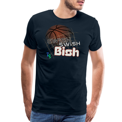 Men's “Swish” Premium T-Shirt - deep navy