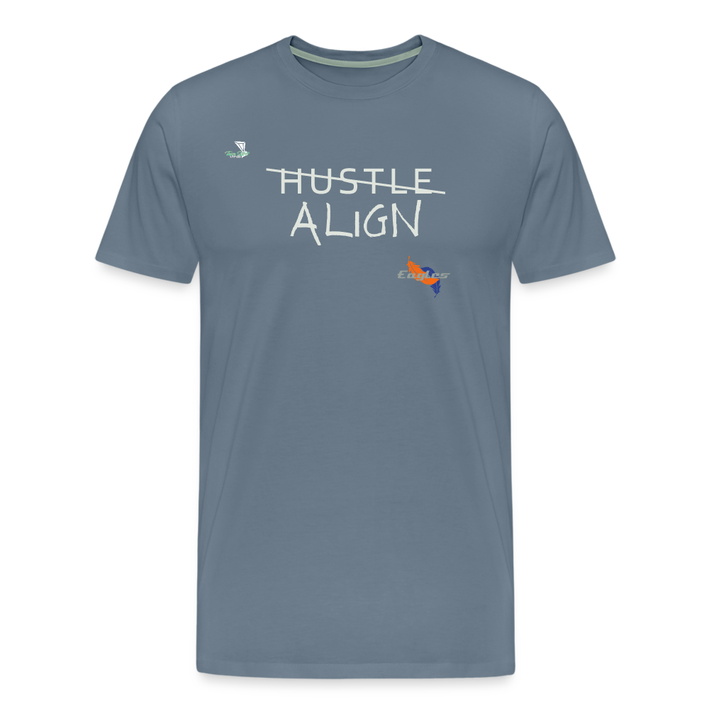 Eagles “ Align “ Premium T-Shirt - steel blue