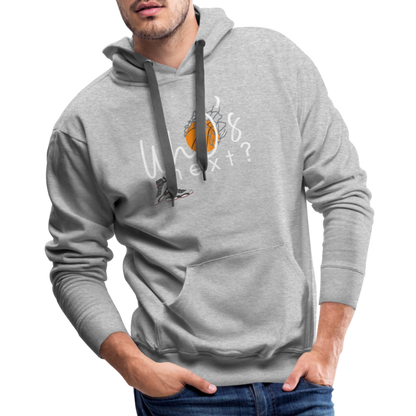 Men’s “Who’s Next” Basketball Premium Hoodie - heather grey