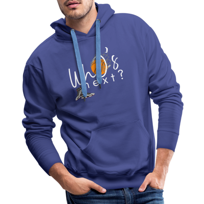 Men’s “Who’s Next” Basketball Premium Hoodie - royal blue