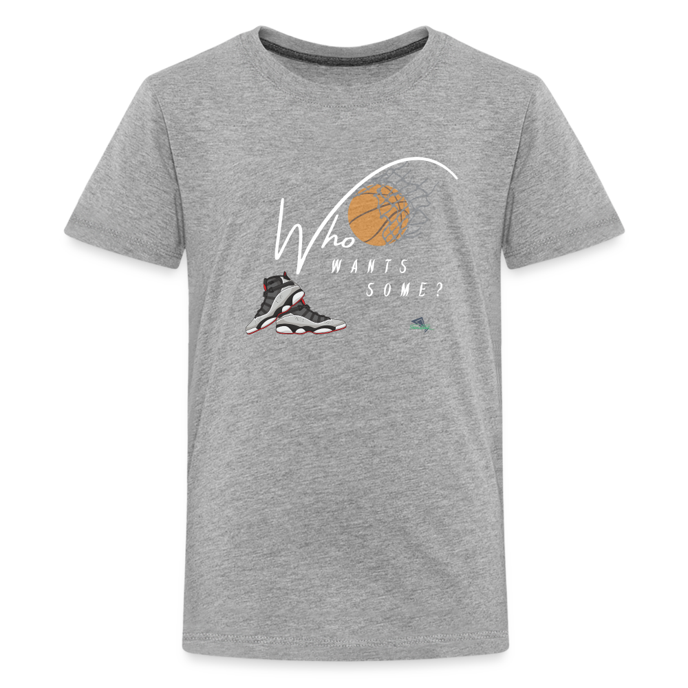 Kids' “Who Wants  Some” Premium T-Shirt - heather gray