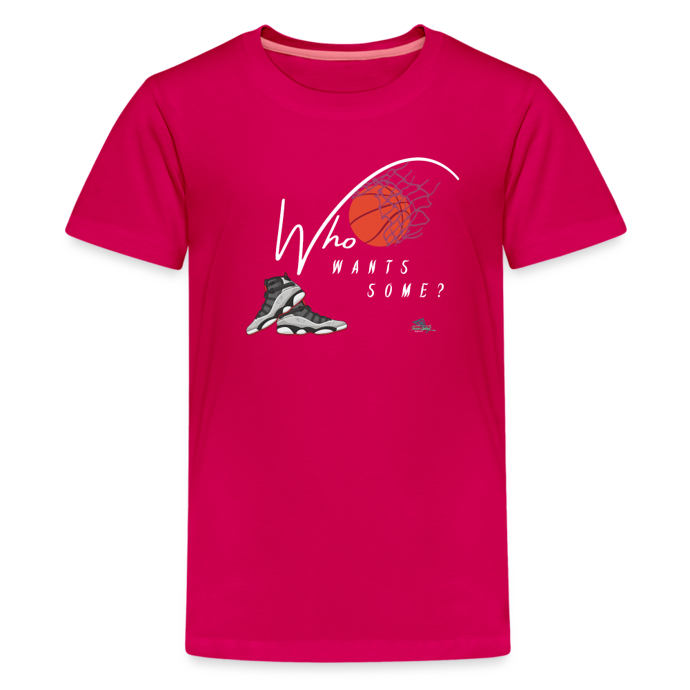 Kids' “Who Wants  Some” Premium T-Shirt - dark pink