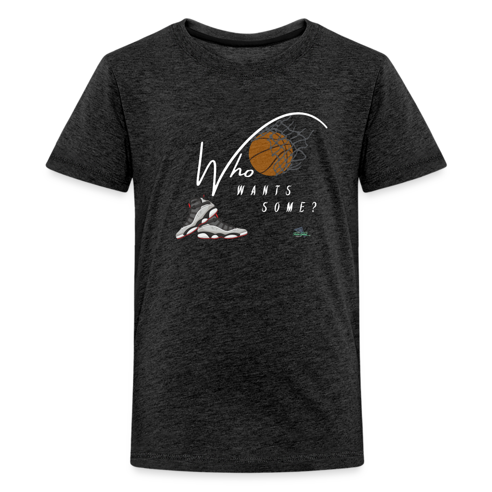 Kids' “Who Wants  Some” Premium T-Shirt - charcoal grey