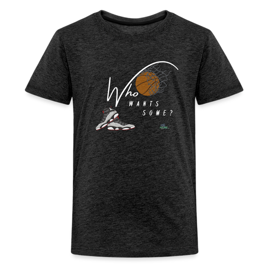 Kids' “Who Wants  Some” Premium T-Shirt - charcoal grey