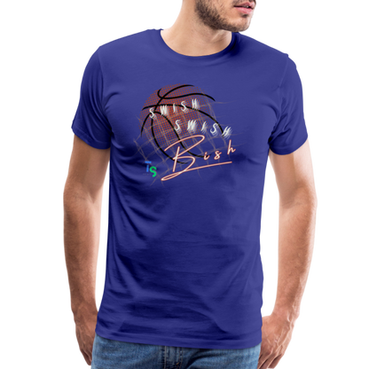 Men's Premium Swish Bush T-Shirt - royal blue