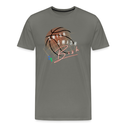 Men's Premium Swish Bush T-Shirt - asphalt gray