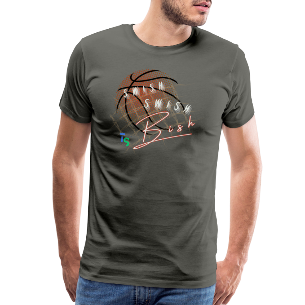 Men's Premium Swish Bush T-Shirt - asphalt gray