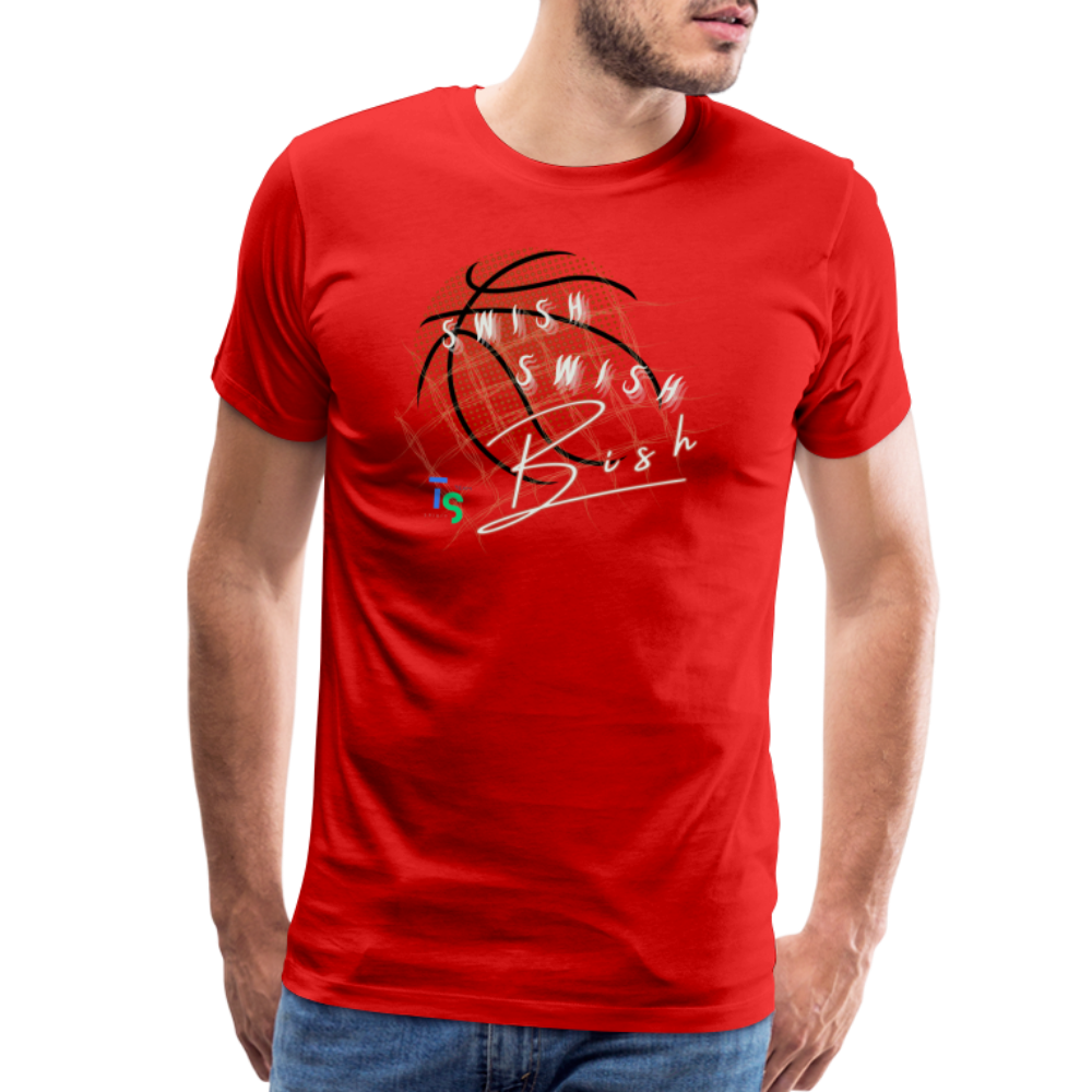 Men's Premium Swish Bush T-Shirt - red