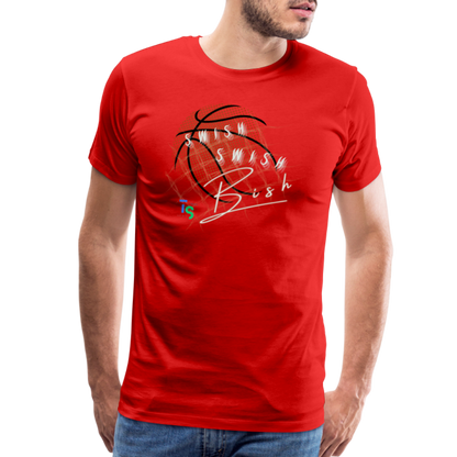 Men's Premium Swish Bush T-Shirt - red