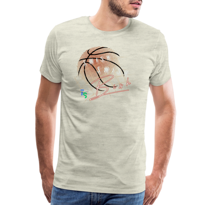 Men's Premium Swish Bush T-Shirt - heather oatmeal