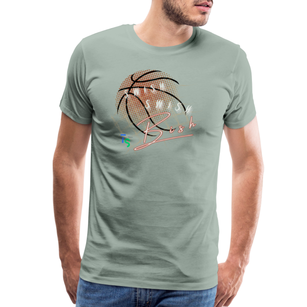 Men's Premium Swish Bush T-Shirt - steel green