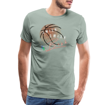 Men's Premium Swish Bush T-Shirt - steel green