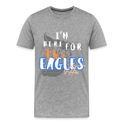 Men's Premium Vienna Eagles “ IM HERE”  T-Shirt - heather gray